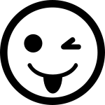 Stuck Out Tongue SVG Icon